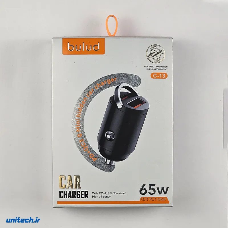 شارژر فندکی 65 وات بولود مدل C 13 kNMTgr